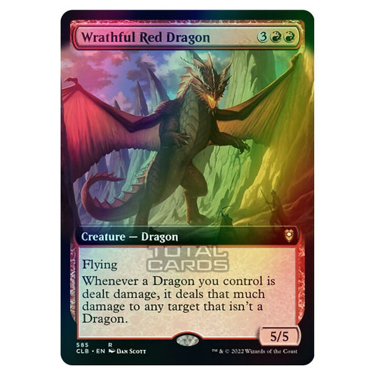 Magic The Gathering - Commander Legends - Battle for Baldur's Gate - Wrathful Red Dragon - 585/361 (Foil)