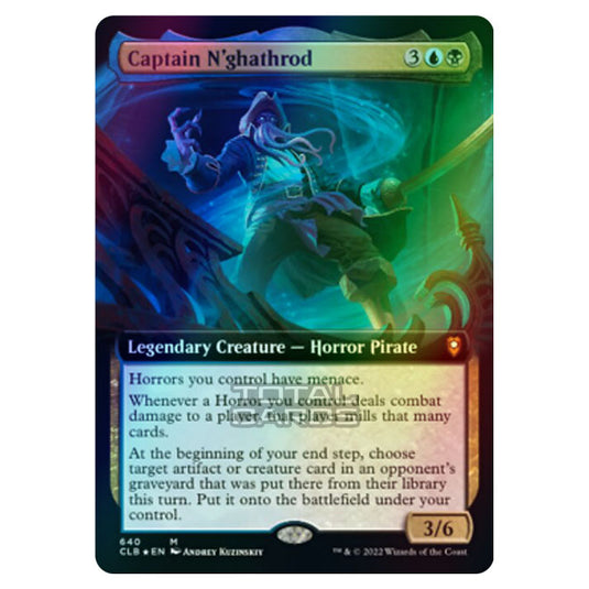 Magic The Gathering - Commander Legends - Battle for Baldur's Gate - Captain N'ghathrod - 640/361 (Foil)