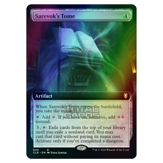 Magic The Gathering - Commander Legends - Battle for Baldur's Gate - Sarevok's Tome - 645/361 (Foil)