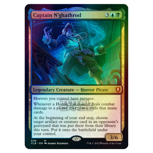 Magic The Gathering - Commander Legends - Battle for Baldur's Gate - Captain N'ghathrod - 646/361 (Foil)