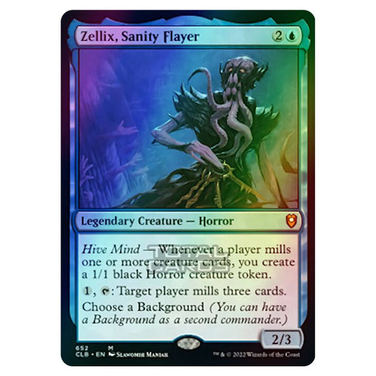 Magic The Gathering - Commander Legends - Battle for Baldur's Gate - Zellix, Sanity Flayer - 652/361 (Foil)