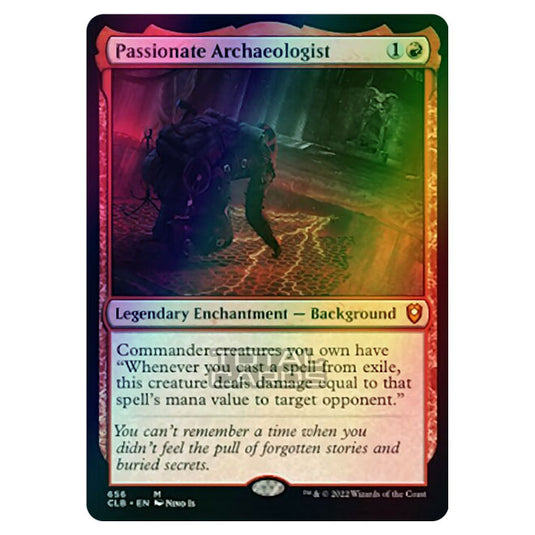 Magic The Gathering - Commander Legends - Battle for Baldur's Gate - Passionate Archaeologist - 656/361 (Foil)