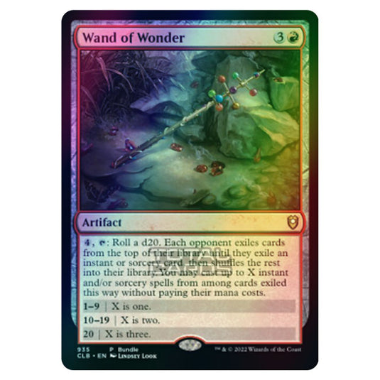 Magic The Gathering - Commander Legends - Battle for Baldur's Gate - Wand of Wonder - 935/361 (Foil)