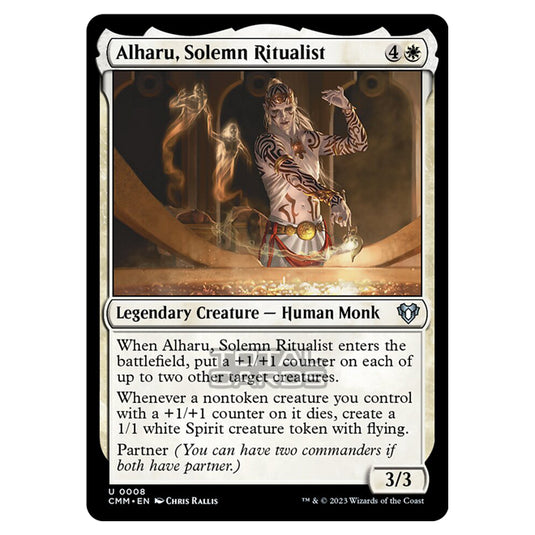 Magic The Gathering - Commander Masters - Alharu, Solemn Ritualist - 0008