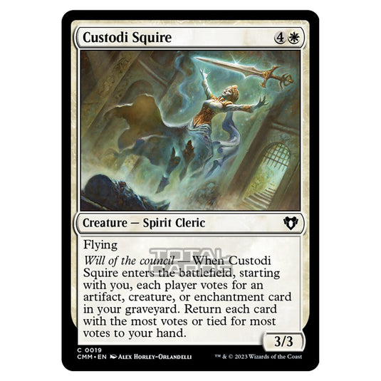 Magic The Gathering - Commander Masters - Custodi Squire - 0019