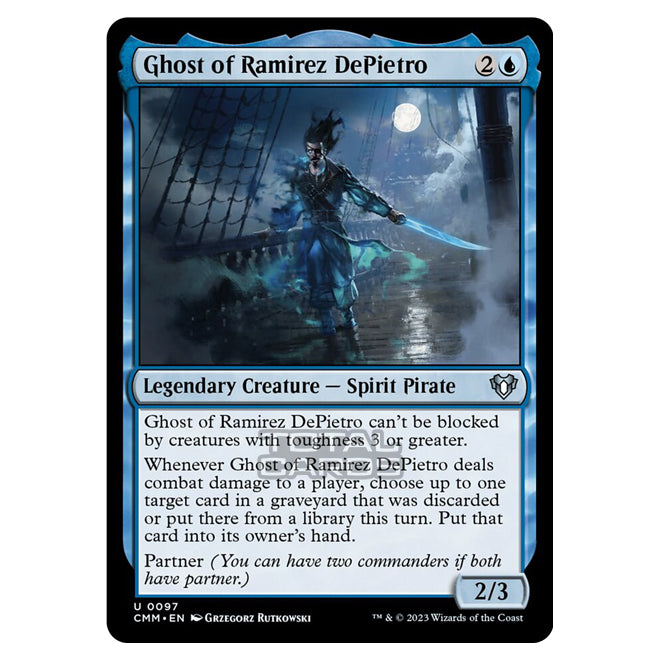 Magic The Gathering - Commander Masters - Ghost of Ramirez DePietro - Magic The Gathering - Commander Masters - Ghost of Ramirez DePietro -
