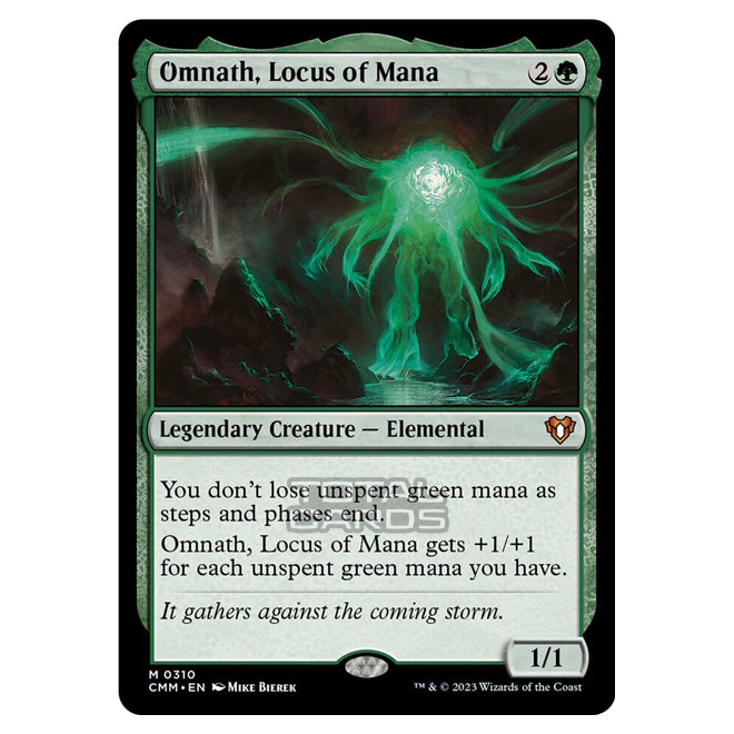 mtg locus cards Magic The Gathering - Commander Masters - Omnath, Locus of Mana