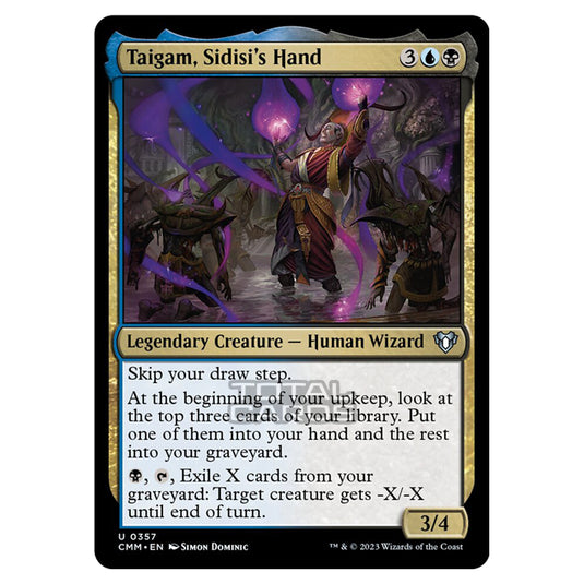 Magic The Gathering - Commander Masters - Taigam, Sidisi's Hand - 0357