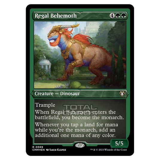 Magic The Gathering - Commander Masters - Regal Behemoth (Etched Foil) - 0569