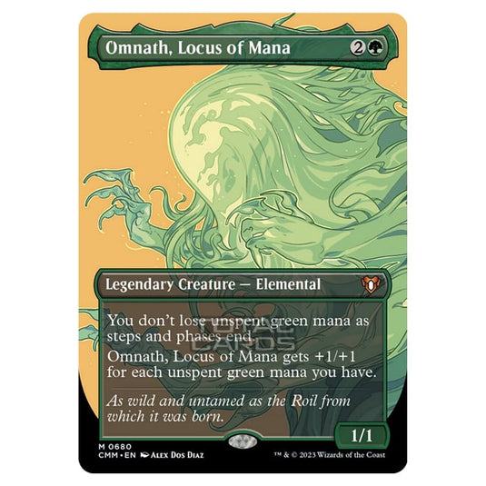 Magic The Gathering - Commander Masters - Omnath, Locus of Mana (Profile Card) - 0680