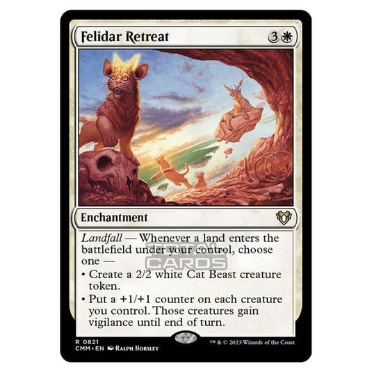 Magic The Gathering - Commander Masters - Felidar Retreat - 0821