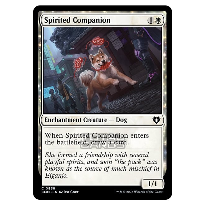 Magic The Gathering - Commander Masters - Spirited Companion - 0838 Magic The Gathering - Commander Masters - Spirited Companion - 0838