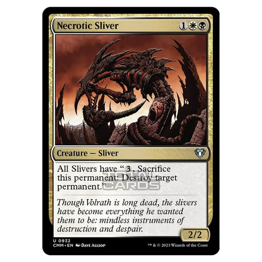 Magic The Gathering - Commander Masters - Necrotic Sliver - 0932