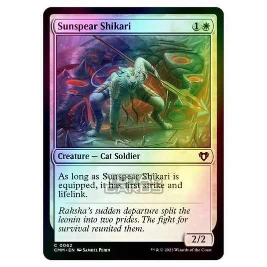 Magic The Gathering - Commander Masters - Sunspear Shikari - 0062 (Foil)