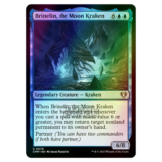 Magic The Gathering - Commander Masters - Brinelin, the Moon Kraken - 0078 (Foil)