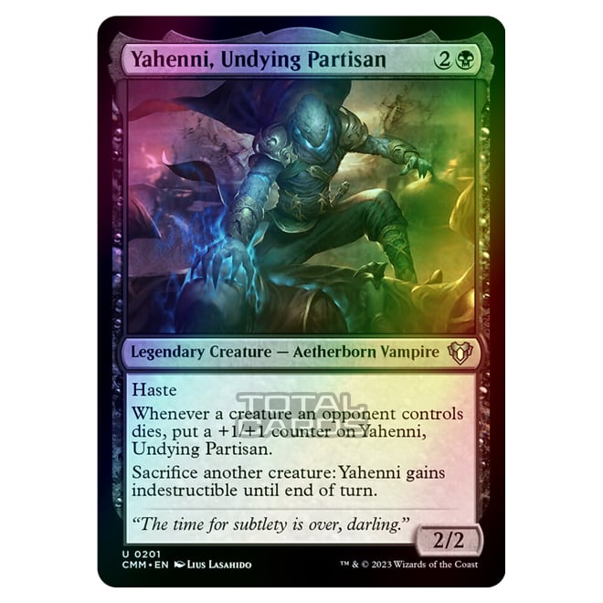 Magic The Gathering - Commander Masters - Yahenni, Undying Partisan - Magic The Gathering - Commander Masters - Yahenni, Undying Partisan -