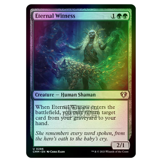 Magic The Gathering - Commander Masters - Eternal Witness - 0286 (Foil)