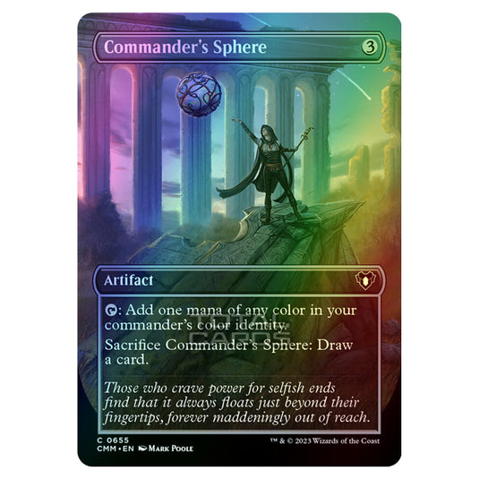 Magic The Gathering - Commander Masters - Commander's Sphere (Borderless) - 0655 (Foil)