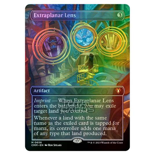 Magic The Gathering - Commander Masters - Extraplanar Lens (Borderless) - 0656 (Foil)