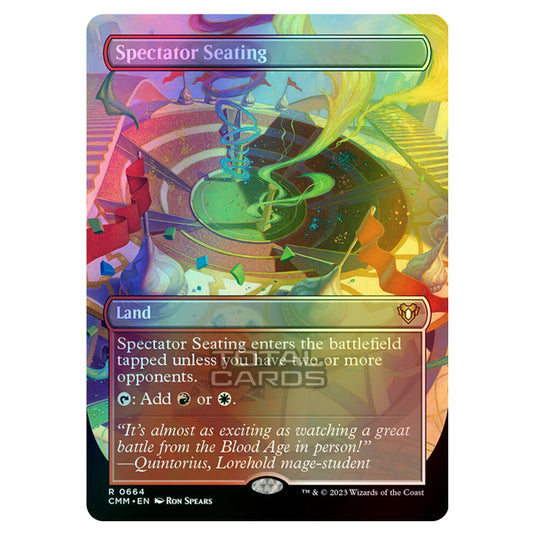 Magic The Gathering - Commander Masters - Spectator Seating (Borderless) - 0664 (Foil)