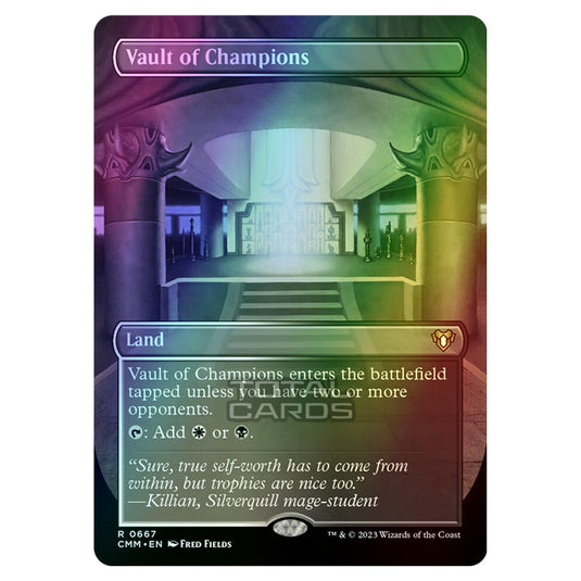 Magic The Gathering - Commander Masters - Vault of Champions (Borderless) - 0667 (Foil)