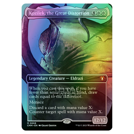 Magic The Gathering - Commander Masters - Kozilek, the Great Distortion (Profile Card) - 0668 (Foil)
