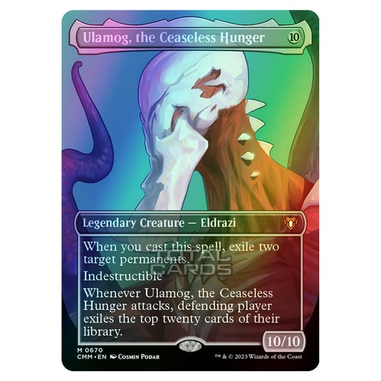 Magic The Gathering - Commander Masters - Ulamog, the Ceaseless Hunger (Profile Card) - 0670 (Foil)