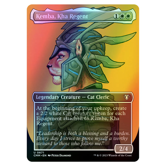 Magic The Gathering - Commander Masters - Kemba, Kha Regent (Profile Card) - 0671 (Foil)