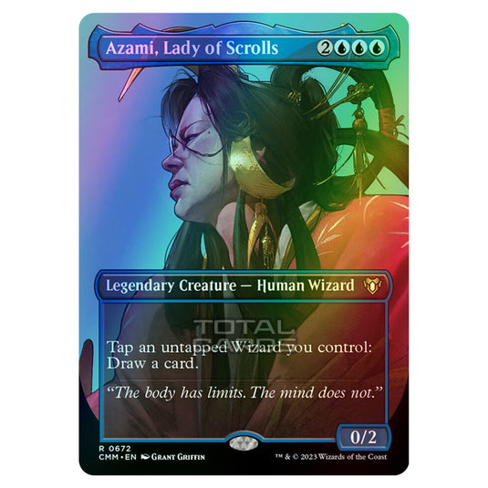 Magic The Gathering - Commander Masters - Azami, Lady of Scrolls (Profile Card) - 0672 (Foil)