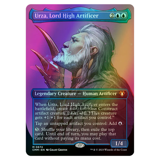 Magic The Gathering - Commander Masters - Urza, Lord High Artificer (Profile Card) - 0674 (Foil)