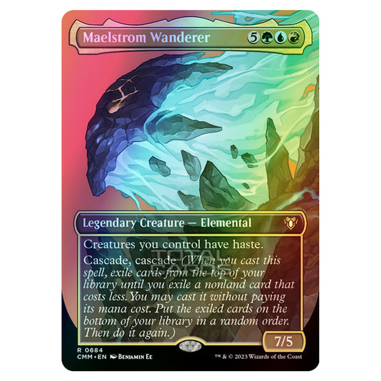 Magic The Gathering - Commander Masters - Maelstrom Wanderer (Profile Card) - 0684 (Foil)