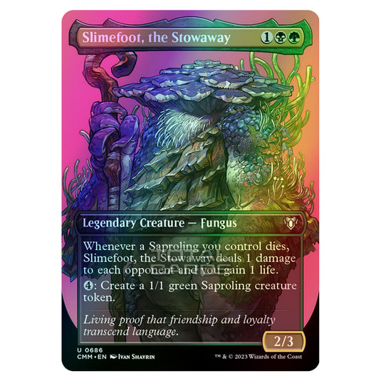 Magic The Gathering - Commander Masters - Slimefoot, the Stowaway (Profile Card) - 0686 (Foil)