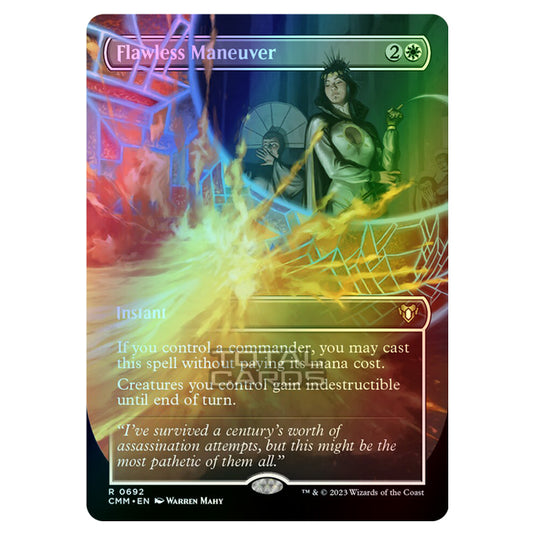 Magic The Gathering - Commander Masters - Flawless Maneuver (Profile Card) - 0692 (Foil)