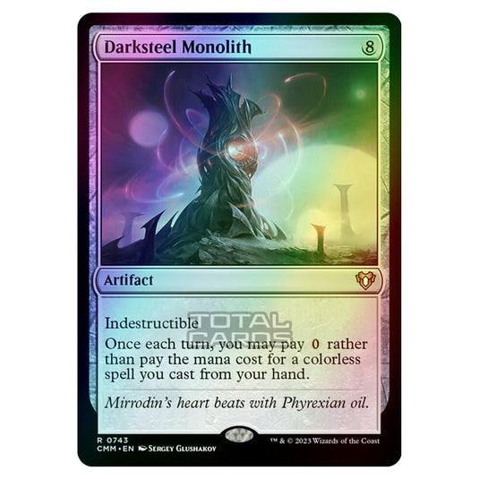 Magic The Gathering - Commander Masters - Darksteel Monolith - 0743 (Foil)