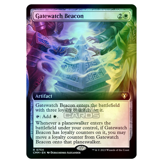 Magic The Gathering - Commander Masters - Gatewatch Beacon (Extended Art) - 0754 (Foil)
