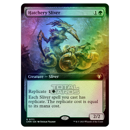 Magic The Gathering - Commander Masters - Hatchery Sliver (Extended Art) - 0771 (Foil)