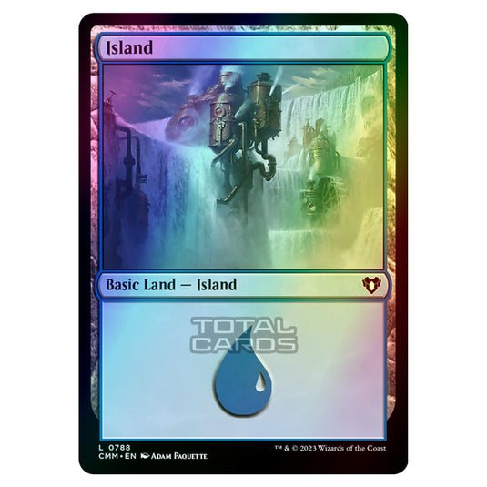 Magic The Gathering - Commander Masters - Island - 0788 (Foil)