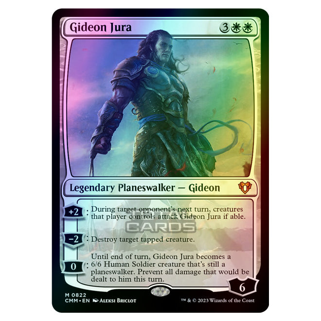 Magic The Gathering - Commander Masters - Gideon Jura - 0822 (Foil) Magic The Gathering - Commander Masters - Gideon Jura - 0822 (Foil)