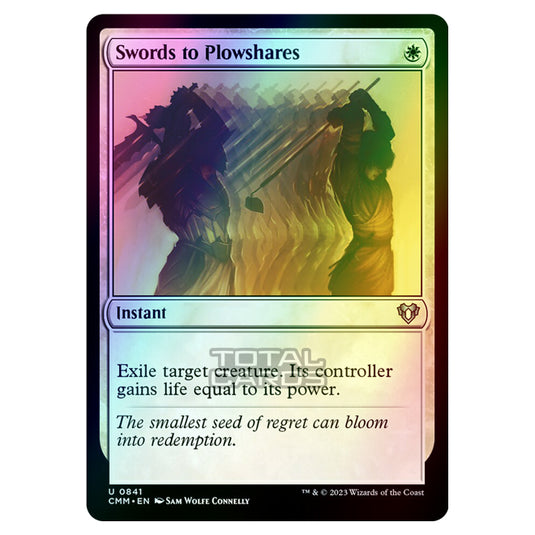 Magic The Gathering - Commander Masters - Swords to Plowshares - 0841 (Foil)