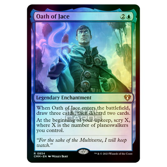 Magic The Gathering - Commander Masters - Oath of Jace - 0854 (Foil)