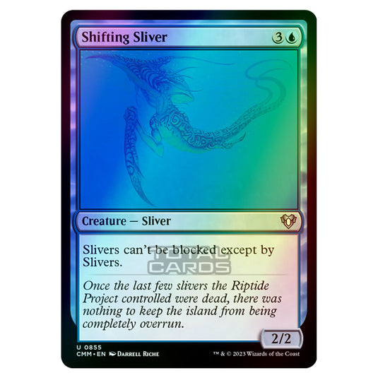 Magic The Gathering - Commander Masters - Shifting Sliver - 0855 (Foil)