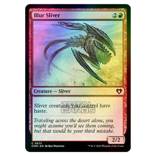 Magic The Gathering - Commander Masters - Blur Sliver - 0873 (Foil)