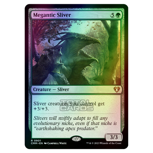 Magic The Gathering - Commander Masters - Megantic Sliver - 0901 (Foil)