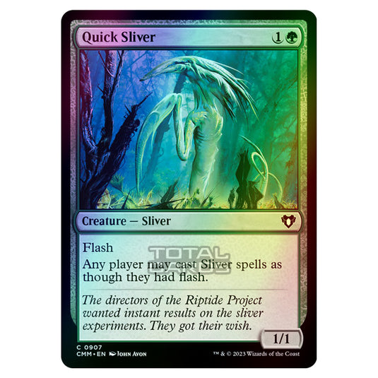 Magic The Gathering - Commander Masters - Quick Sliver - 0907 (Foil)