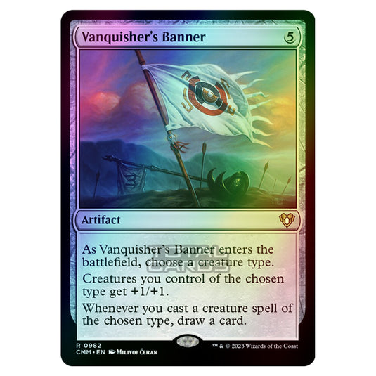 Magic The Gathering - Commander Masters - Vanquisher's Banner - 0982 (Foil)