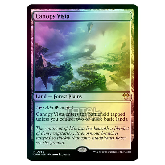 Magic The Gathering - Commander Masters - Canopy Vista - 0989 (Foil)