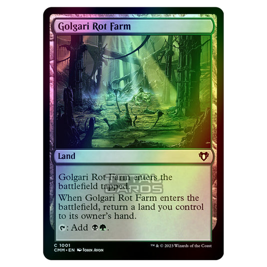Magic The Gathering - Commander Masters - Golgari Rot Farm - 1001 (Foil)