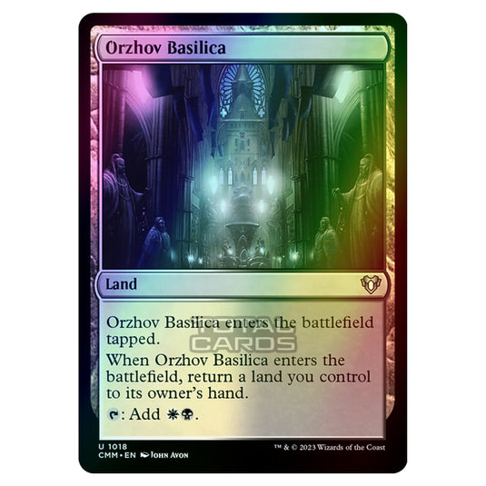 Magic The Gathering - Commander Masters - Orzhov Basilica - 1018 (Foil)