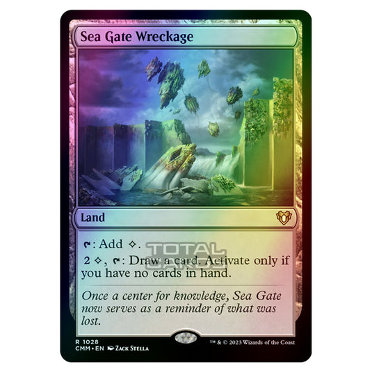 Magic The Gathering - Commander Masters - Sea Gate Wreckage - 1028 (Foil)