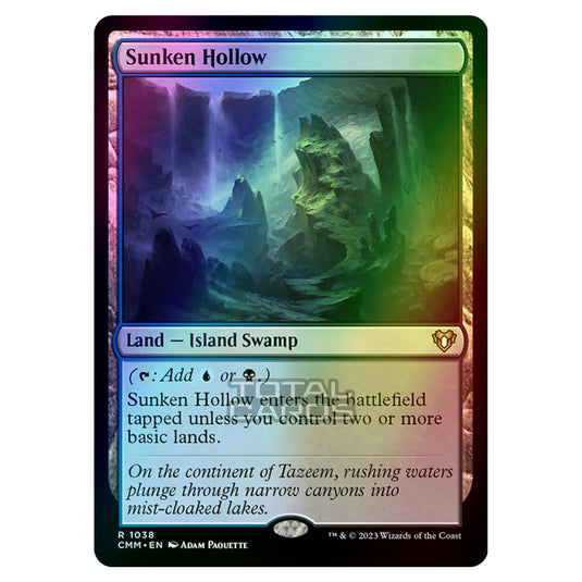 Magic The Gathering - Commander Masters - Sunken Hollow - 1038 (Foil)